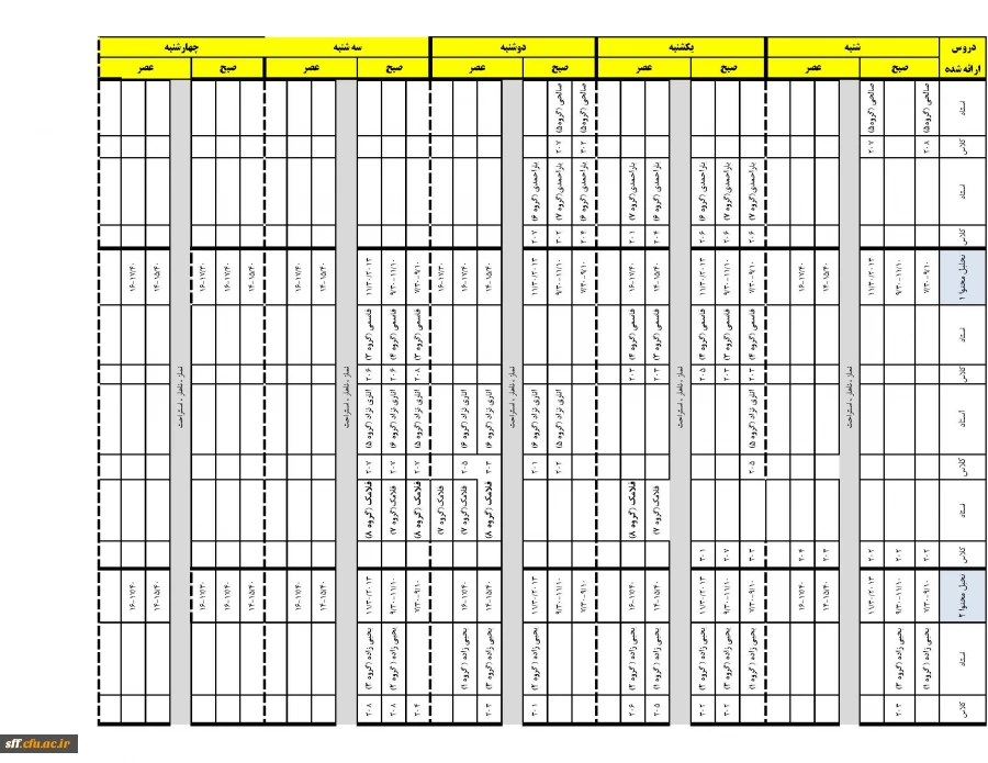 برنامه کلاسی 1