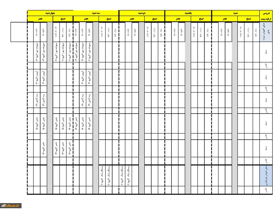 برنامه کلاسی 1