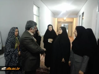 بازدید جناب آقای دکتر قنبری معاون دانشجویی دانشگاه مرکزی فرهنگیان از مرکز سلمان فارسی