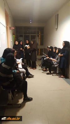 ویزیت دانشجویان توسط دکتر زهرا معتمدی در دانشگاه به صورت ماهانه