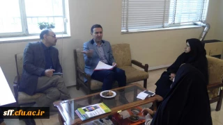 بازدید دکتر تقوی مسئول واحد فرهنگی مدیریت استانی از قسمت های مختلف مرکز