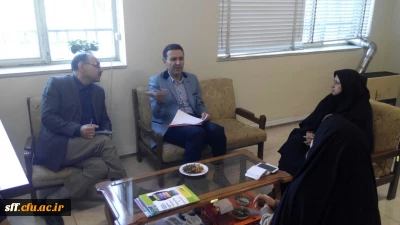 بازدید دکتر تقوی مسئول واحد فرهنگی مدیریت استانی از قسمت های مختلف مرکز