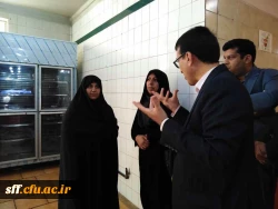 دیدار دکتر علی نژاد معاون محترم امور دانشجویی دانشگاه فرهنگیان از قسمت های مختلف واحد سلمان فارسی شیراز  2