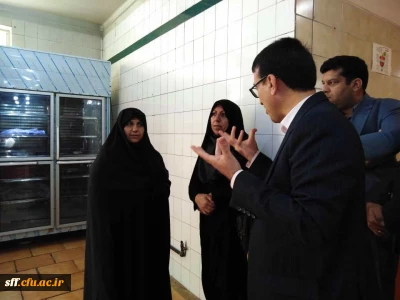 دیدار خانم دکتر علی نژاد معاون محترم امور دانشجویی دانشگاه فرهنگیان از قسمت های مختلف واحد سلمان فارسی شیراز