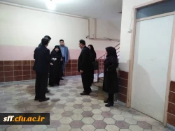 دیدار دکتر علی نژاد معاون محترم امور دانشجویی دانشگاه فرهنگیان از قسمت های مختلف واحد سلمان فارسی شیراز  4