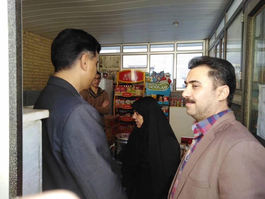 دیدار دکتر علی نژاد معاون محترم امور دانشجویی دانشگاه فرهنگیان از قسمت های مختلف واحد سلمان فارسی شیراز  6