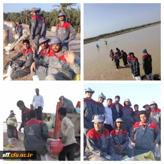 اردوی جهادی  دانشجو معلمان استان فارس درمناطق آسیب دیده از سیل