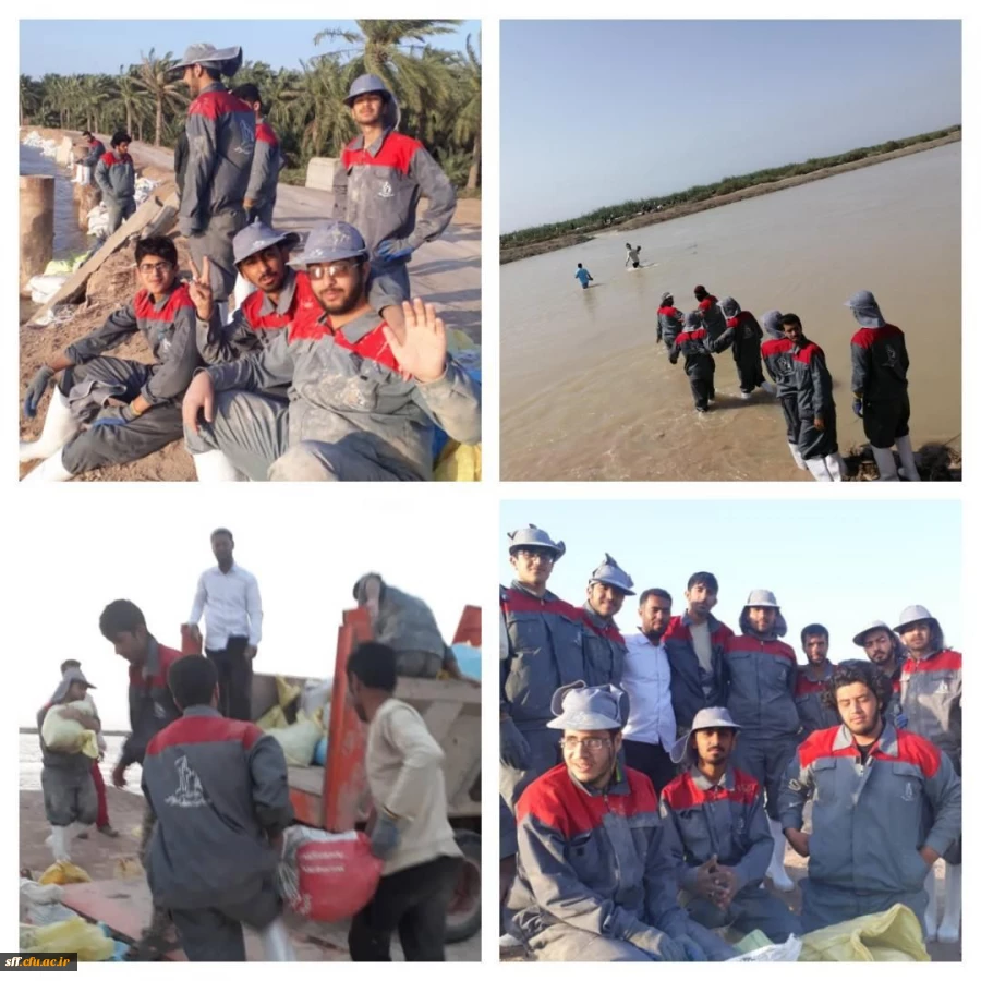 اردوی جهادی  دانشجو معلمان استان فارس درمناطق آسیب دیده از سیل  2