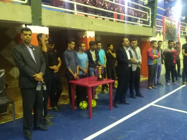 قهرمانی تیم فوتسال تربیت بدنی واحد دانشگاهی سلمان فارسی شیراز 2