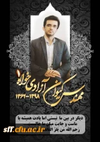 هرکه رفت از دیده داغی بر دل ما تازه کرد       
    در زمین نرم نقش نمایان می شود 
قدان دوست عزیز و مخلص آقای مهندس آزادیخواه ما را نیز اندوهگین ساخت . غفران و رحمت الهی برای آن عزیز از دست رفته و سلامتی و طول عمر با عزت برای بازماندگان از پروردگار متعال خ