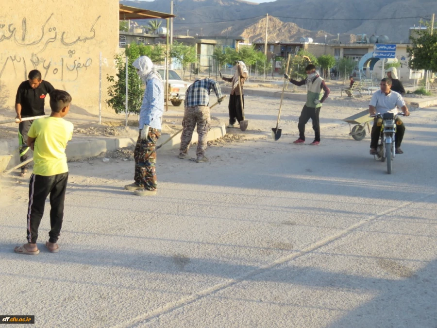 برگزاری اردوی جهادی دانشجو معلمان دانشگاه فرهنگیان در تابستان 98 توسط گروه جهادی شهید مسعود طاهرى بسیج دانشجویى دانشگاه فرهنگیان فارس از تاریخ ۳۰ مرداد ماه لغایت ۷ شهریور ١٣٩٨ در روستای بانوج از توابع شهرستان داراب 2