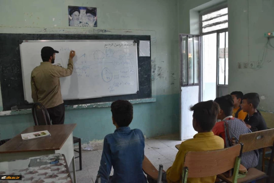 برگزاری اردوی جهادی دانشجو معلمان دانشگاه فرهنگیان در تابستان 98 توسط گروه جهادی شهید مسعود طاهرى بسیج دانشجویى دانشگاه فرهنگیان فارس از تاریخ ۳۰ مرداد ماه لغایت ۷ شهریور ١٣٩٨ در روستای بانوج از توابع شهرستان داراب 2