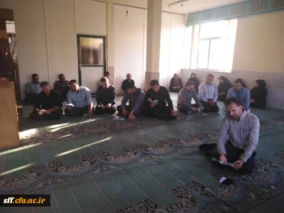 برگزاری مراسم پرفیض زیارت عاشورا

در تاریخ 98/06/17 مراسم پرفیض زیارت عاشورا در واحد دانشگاهی سلمان فارسی با حضور کارکنان برگزار گردید .
آقای دکتر کشاورز کارشناس فرهنگی این واحد دانشگاهی به قرائت زیارت عاشور و ذکر مصیبت پرداختند.