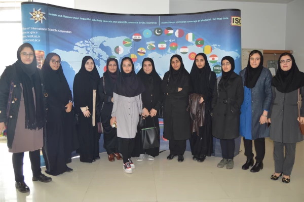 بازدید دانشجو معلمان کانون علمی واحد دانشگاهی سلمان فارسی شیراز از مرکز ISC 3