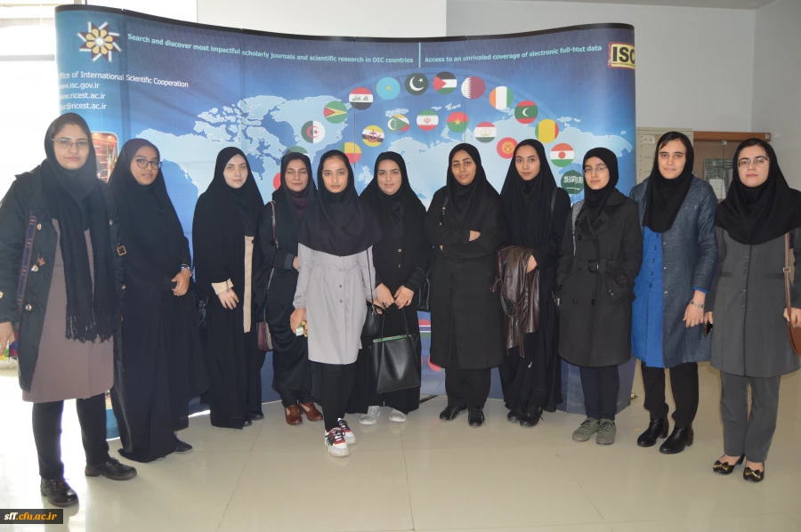 بازدید دانشجو معلمان کانون علمی واحد دانشگاهی سلمان فارسی شیراز از مرکز ISC 3