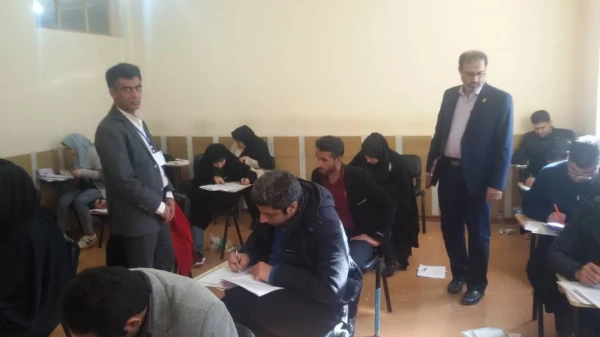 آزمون اصلح ماده 28 در تاریخ 98/09/29 در واحد دانشگاهی سلمان فارسی با حضور آقای میریونسی از سازمان مرکزی و عوامل اجرایی این آزمون برگزار شد  2