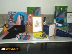 برگزاری نمایشگاه دست ساخته های دانشجو معلمان رشته هنر  2