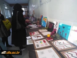 برگزاری نمایشگاه دست ساخته های دانشجو معلمان رشته هنر  7