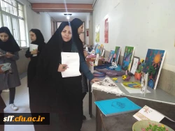 برگزاری نمایشگاه دست ساخته های دانشجو معلمان رشته هنر  9