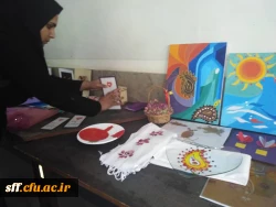 برگزاری نمایشگاه دست ساخته های دانشجو معلمان رشته هنر  13