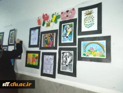 نمایشگاه دست ساخته های دانشجویان رشته علوم تربیتی کارگاه هنر با استاد جنتی 6