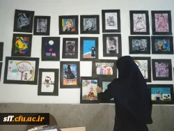 نمایشگاه دست ساخته های دانشجویان رشته علوم تربیتی کارگاه هنر با استاد جنتی 9