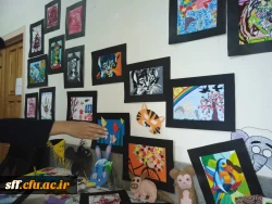 نمایشگاه دست ساخته های دانشجویان رشته علوم تربیتی کارگاه هنر با استاد جنتی 11