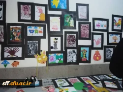 نمایشگاه دست ساخته های دانشجویان رشته علوم تربیتی کارگاه هنر با استاد جنتی 12