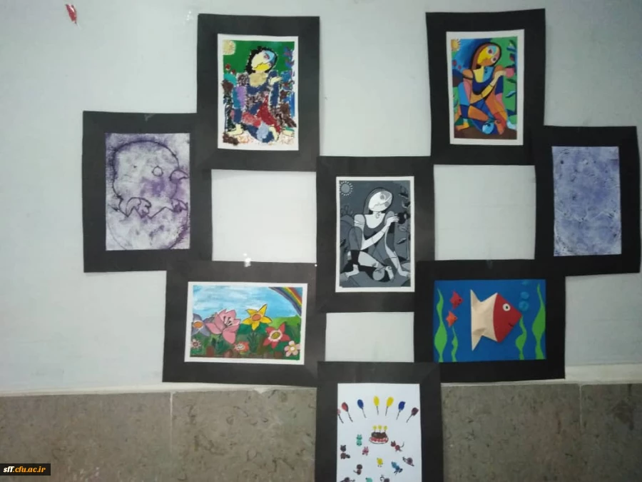 نمایشگاه دست ساخته های دانشجویان رشته علوم تربیتی کارگاه هنر با استاد جنتی 14