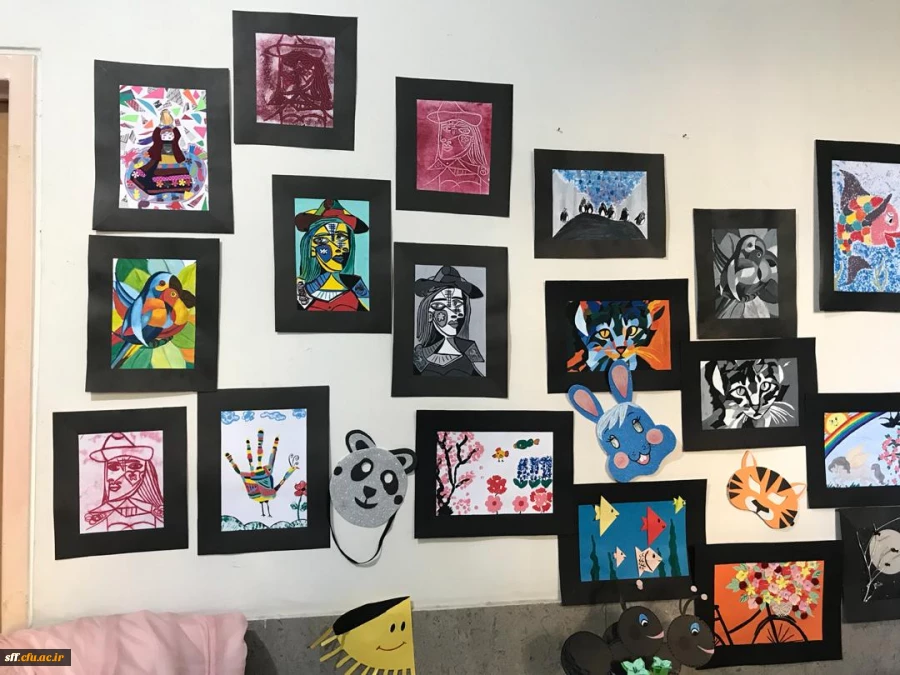 نمایشگاه دست ساخته های دانشجویان رشته علوم تربیتی کارگاه هنر با استاد جنتی 15