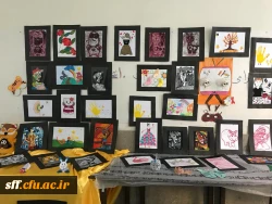نمایشگاه دست ساخته های دانشجویان رشته علوم تربیتی کارگاه هنر با استاد جنتی 16
