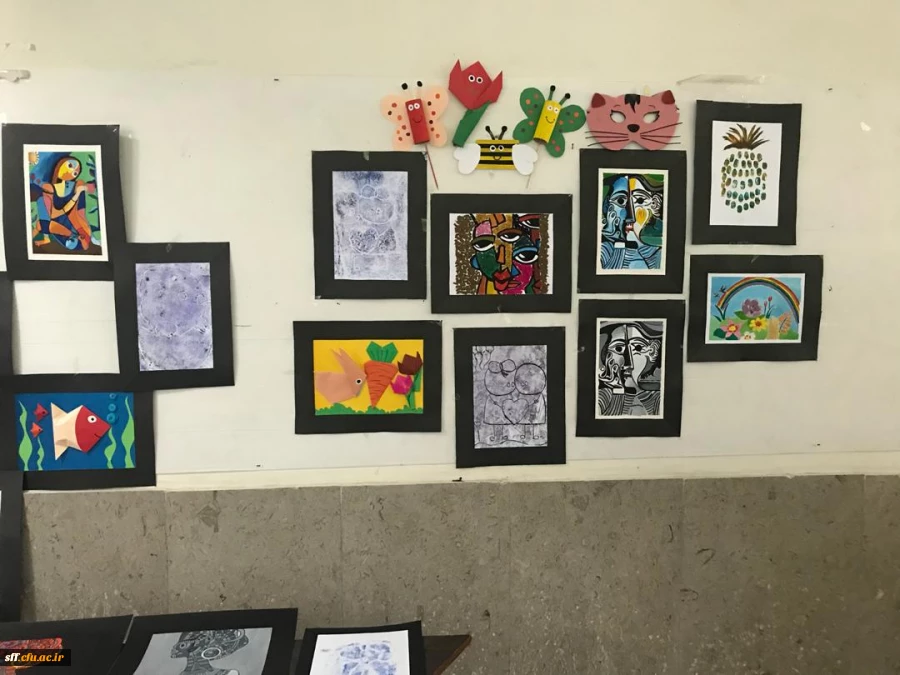 نمایشگاه دست ساخته های دانشجویان رشته علوم تربیتی کارگاه هنر با استاد جنتی 17