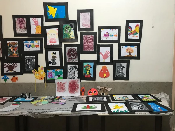 نمایشگاه دست ساخته های دانشجویان رشته علوم تربیتی کارگاه هنر با استاد جنتی 18