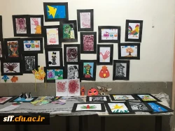 نمایشگاه دست ساخته های دانشجویان رشته علوم تربیتی کارگاه هنر با استاد جنتی 19