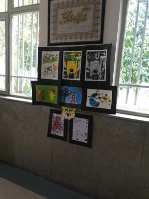 نمایشگاه دست ساخته های دانشجویان رشته علوم تربیتی کارگاه هنر با استاد جنتی 20