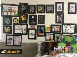 نمایشگاه دست ساخته های دانشجویان رشته علوم تربیتی کارگاه هنر با استاد جنتی 21