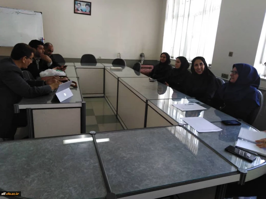 بازدید دکترکیومرث  احمدی  و دکتر قیصریان از حوزه معاونت نظارت و  ارزیابی و تضمین کیفیت سازمان مرکز ی دانشگاه فرهنگیان از  واحد دانشگاهی  سلمان فارسی شیراز  5