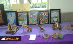 برپایی نمایشگاه دست ساخته های کانون های سلمان فارسی شیراز به مناسبت ایام اله دهه فجر 3