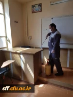 ضدعفونی کردن و پاک سازی خوابگاه ها و کلاس ها  3