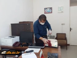 ضدعفونی کردن و پاک سازی خوابگاه ها و کلاس ها  5