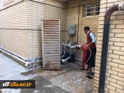 ضدعفونی کردن و پاک سازی خوابگاه ها و کلاس ها  9