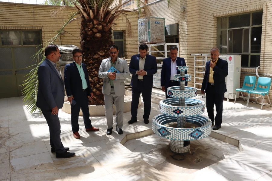 بازدید جناب آقای دکتر رضا مراد صحرایی سرپرست محترم دانشگاه فرهنگیان از   قسمت های مختلف مرکز سلمان فارسی شیراز  3