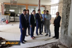 بازدید جناب آقای دکتر رضا مراد صحرایی سرپرست محترم دانشگاه فرهنگیان از   قسمت های مختلف مرکز سلمان فارسی شیراز  5