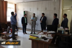 بازدید جناب آقای دکتر رضا مراد صحرایی سرپرست محترم دانشگاه فرهنگیان از   قسمت های مختلف مرکز سلمان فارسی شیراز  7
