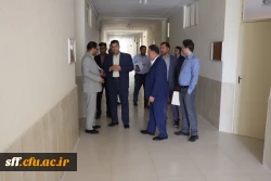 بازدید جناب آقای دکتر رضا مراد صحرایی سرپرست محترم دانشگاه فرهنگیان از   قسمت های مختلف مرکز سلمان فارسی شیراز  8