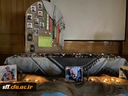 همزمان با ایام شهادت حضرت فاطمه زهرا (س) مراسم استقبال و تشییع از شهید دانش آموز گمنام در مرکز سلمان فارسی شیراز 
 2