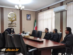 امروز 1401/10/13 جلسه کارکنان حفاظت فیزیکی مرکز سلمان فارسی شیراز با رئیس مرکز و حضور مسئول حراست مرکز برگزار شد 2