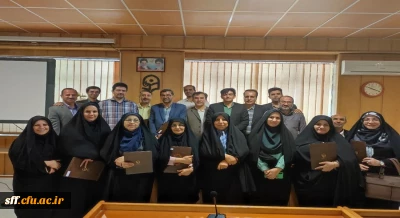 تجلیل از سرپرستان سراهای دانشجویی دانشگاه فرهنگیان استان فارس