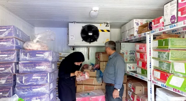 بازدید شورای صنفی از انبار های مواد غذایی دانشگاه فرهنگیان واحد سلمان فارسی شیراز 2