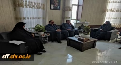 دیدار سرپرست واحد دانشگاهی سلمان فارسی شیراز با مدیر آموزش و پرورش ناحیه ۳شیراز 2